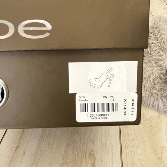 Bebe Red Patent Leather Stiletto Heels Size 8.5 | Brand New in Box | Bold & Chi - Picture 8 of 10